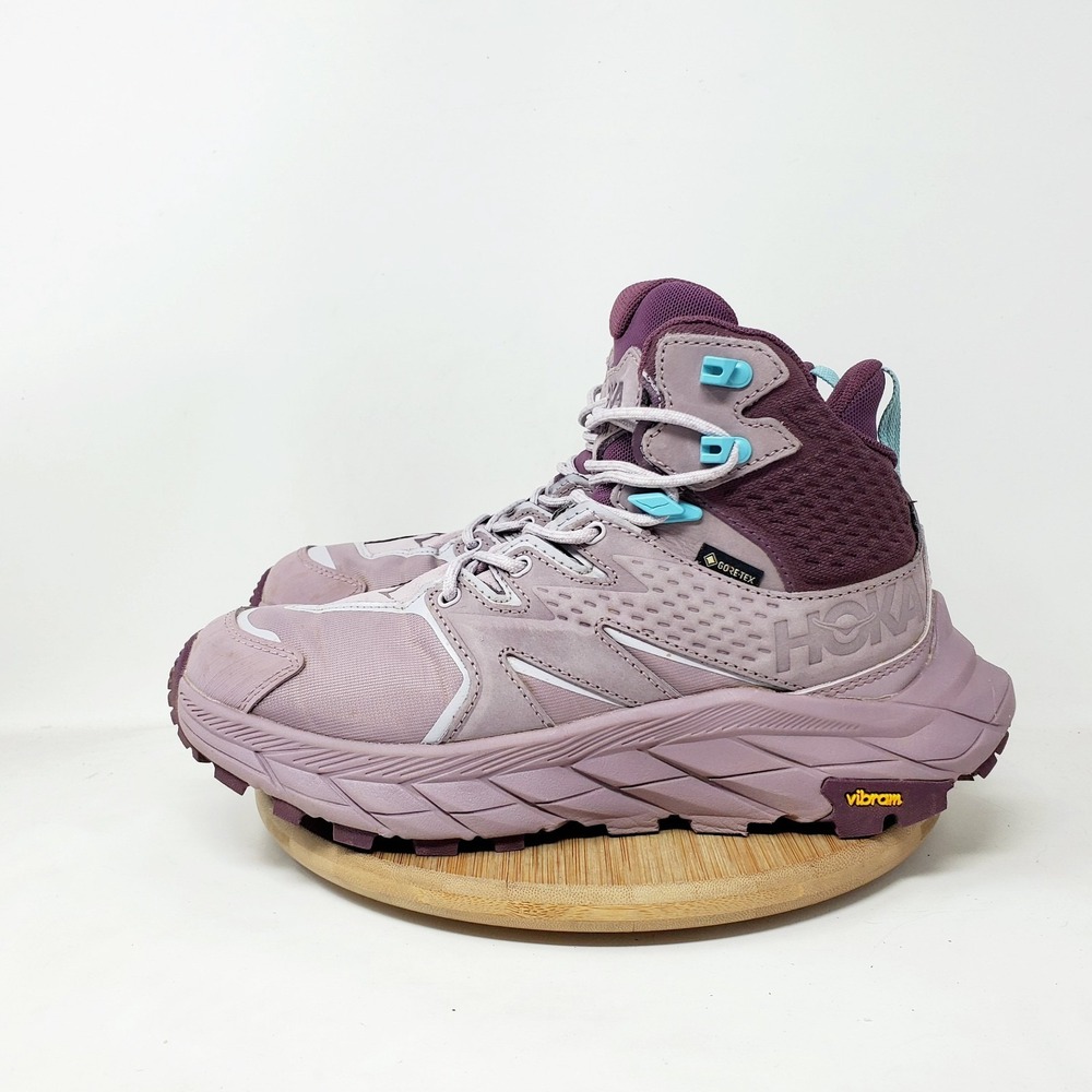 Hoka One One Anacapa Mid GTX Shoes Womens 7 Trail Hiking Comfort Sneaker